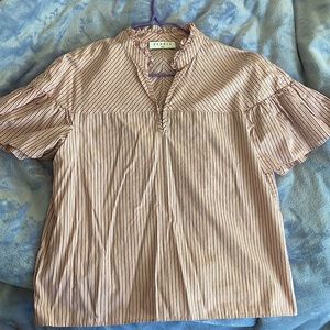 Sandro pink blouse